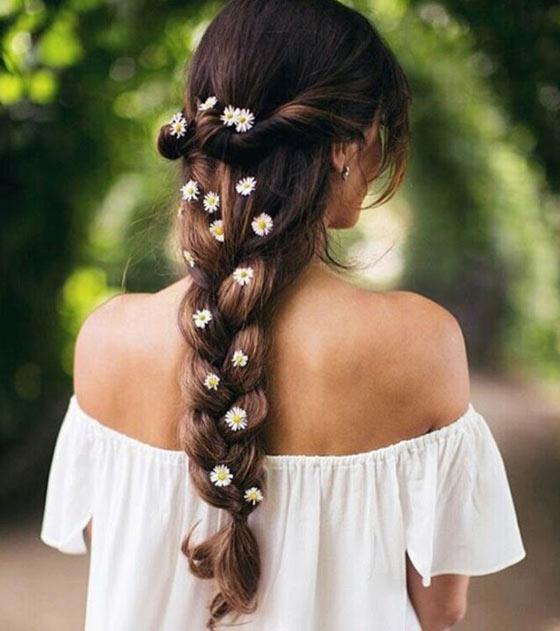 indian hairstyles for long hair for school