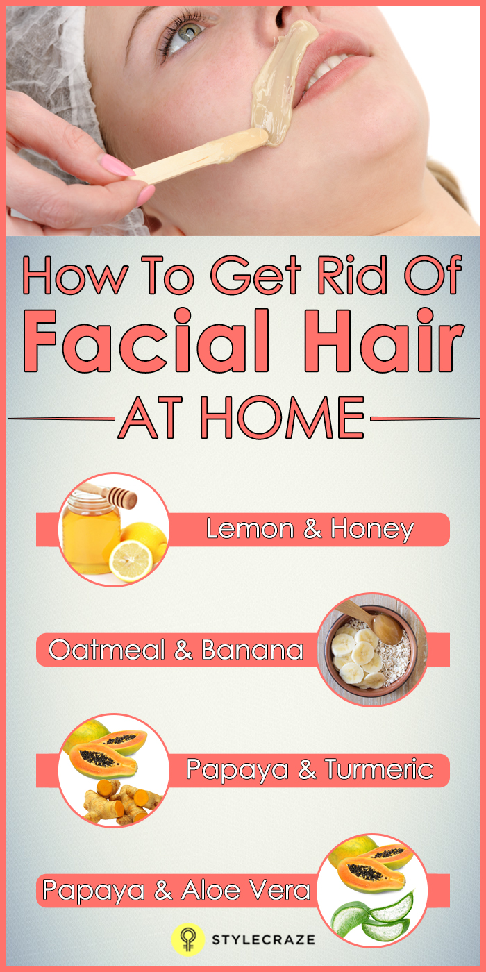 facial hair removal homemade remedies