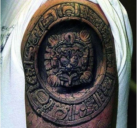 mayan tribal tattoos for men
