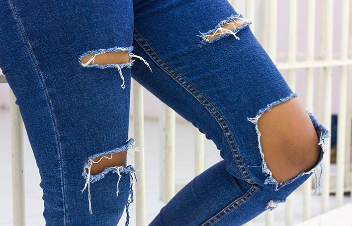 How to Make Ripped Jeans Look Brand New! Beginner-Friendly Sewing