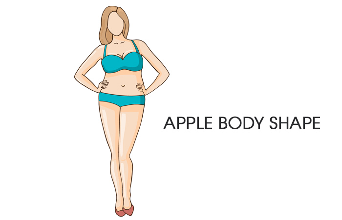 female apple body type