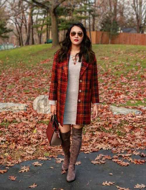20 Knee-High Boots Outfit Ideas - Strawberry Chic