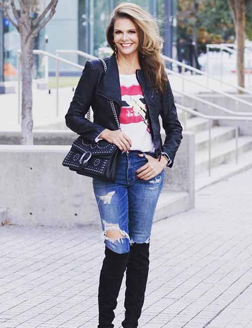 20 Knee-High Boots Outfit Ideas - Strawberry Chic