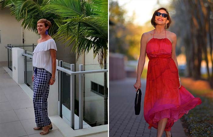 SLIMMING STYLES FOR SUMMER OUTFITS ( Fashion over 50 ) 