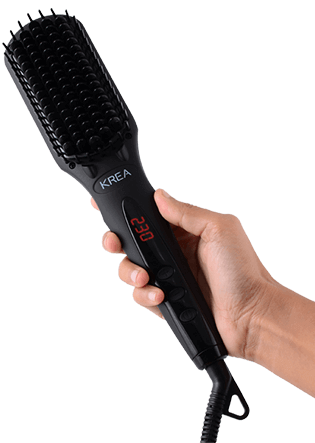 krea hair straightening brush flipkart