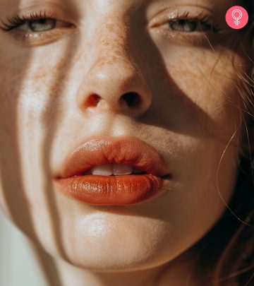 Women with beautiful lips