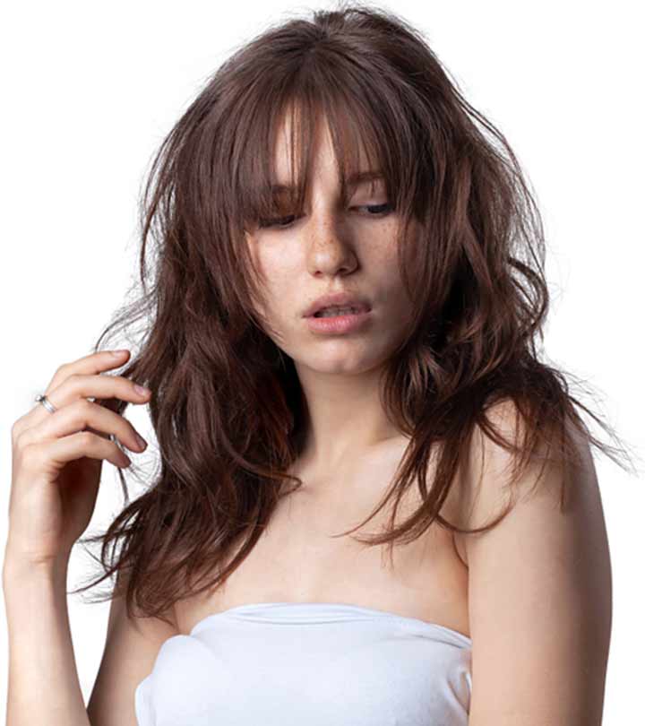 30+ Cute Fringe Hairstyles For Your New Look : Full Horizontal Fringe Shag  Cut