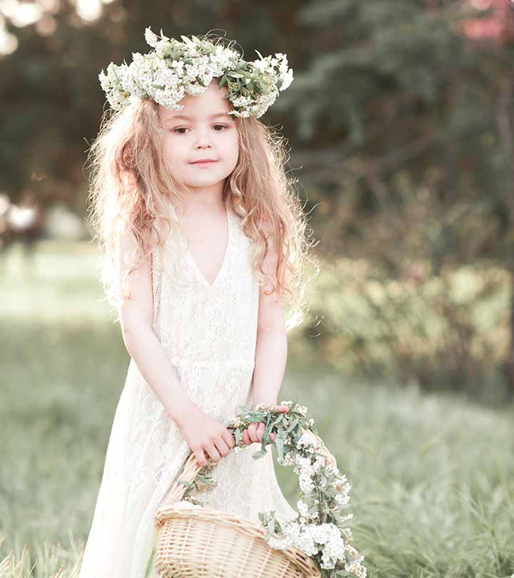 Dress-Up Photos for Little Girl in Her Mother's Wedding Dress