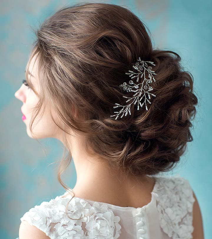 wedding hairstyle for short hairphoto