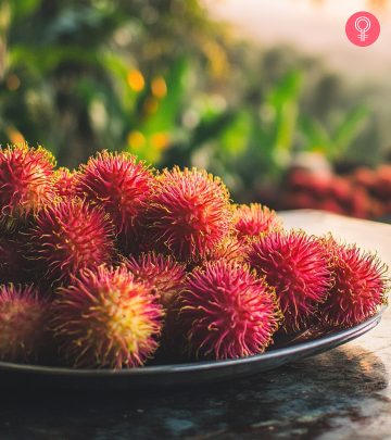 Rambutans in a basket