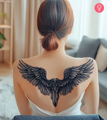 Women With Angel Tattoo Designs