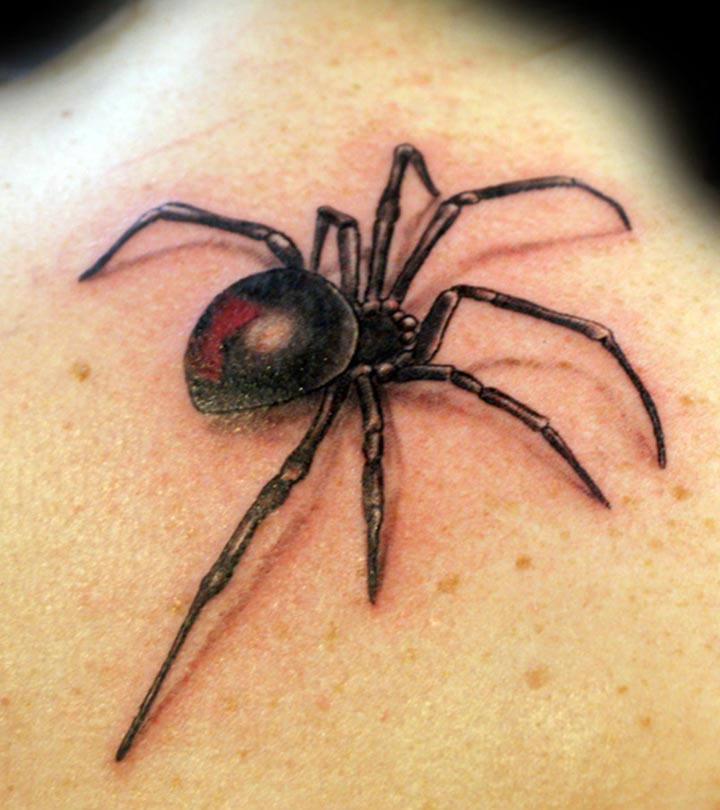 Red Ink 3D Spider Man Chest Tattoo Design – Truetattoos