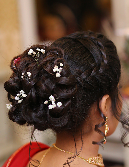 Indian bridal hairstyles// bridal bun hairstyles//bun hairstyle design  ideas - YouTube