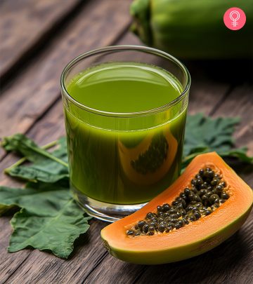 Papaya Leaf Juice For Glowing Skin