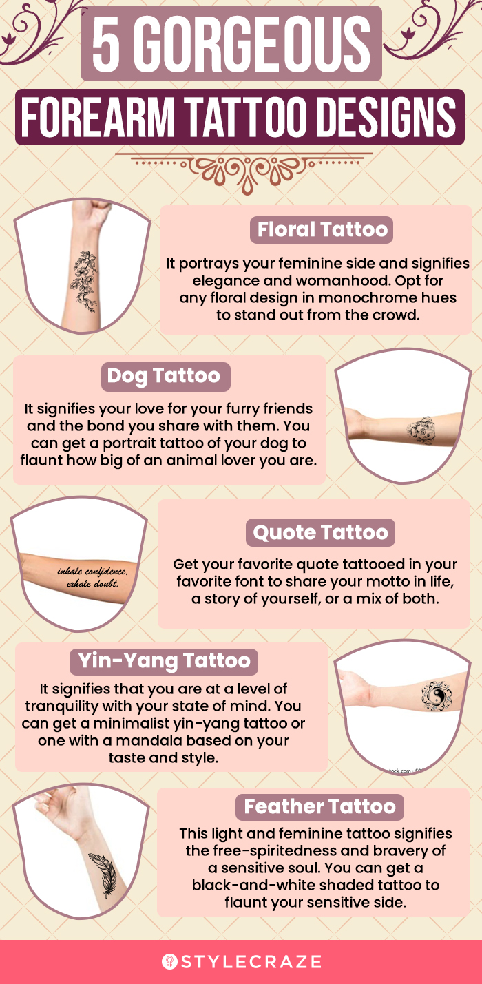 5 Gorgeous Forearm Tattoo Designs