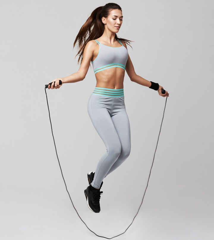 8-minute Jump Rope HIIT Workout to Tone Your Tummy and Butt 