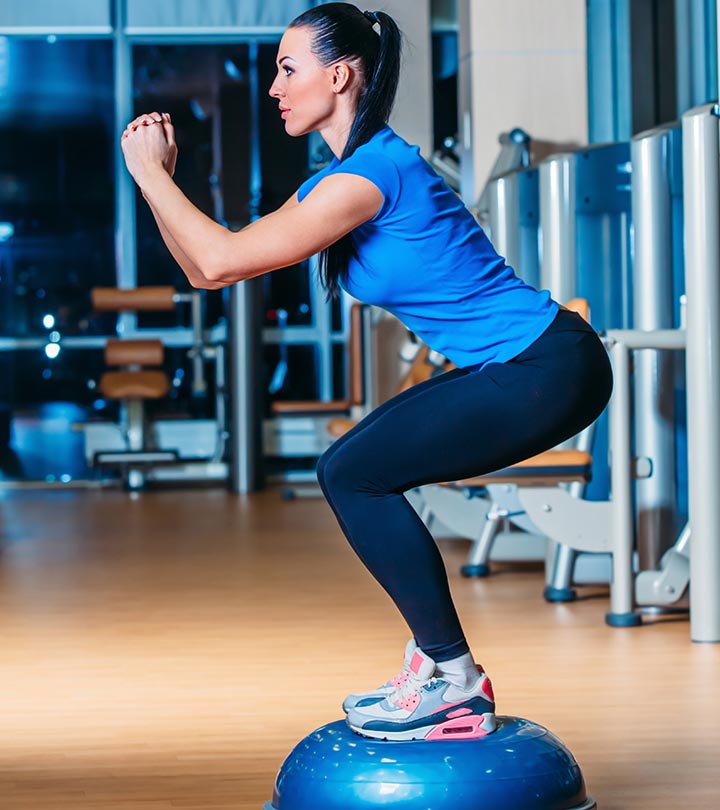 Core muscle activity in a series of balance exercises with different  stability conditions.