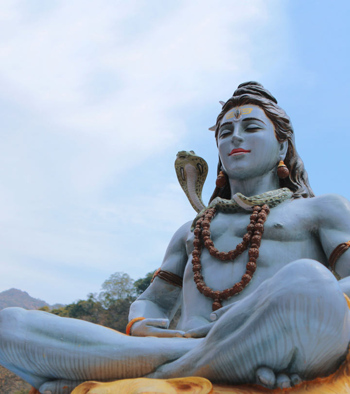 Shiva indian hindu lord hinduism god of yoga Vector Image