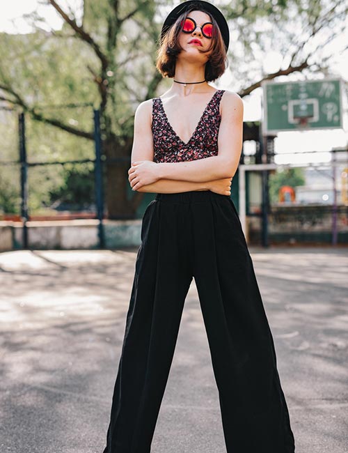 Blogger Collab: How to Rock High Waisted Palazzo Pants