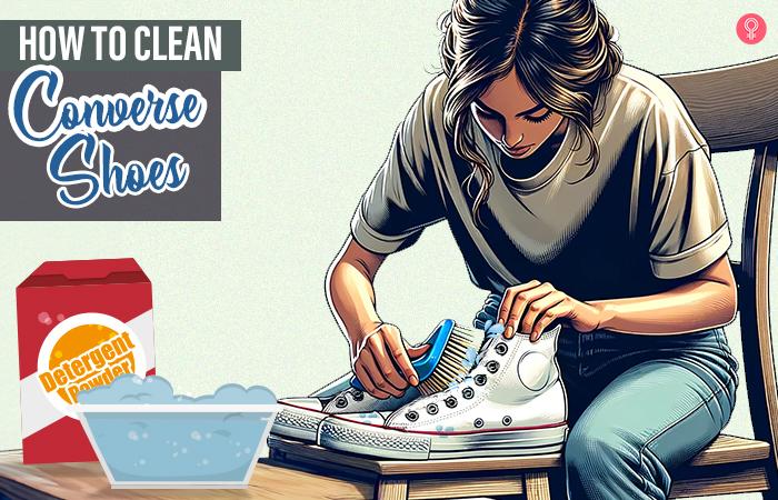 Cleaning white converse 2025 with baking soda