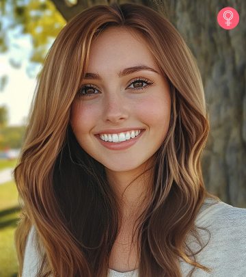 woman with Light Brown Hair Color