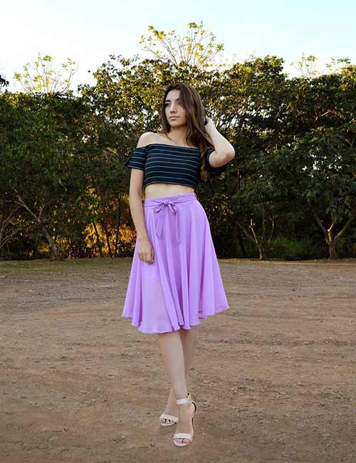 Pink Skater Skirt Outfits (22 ideas & outfits)