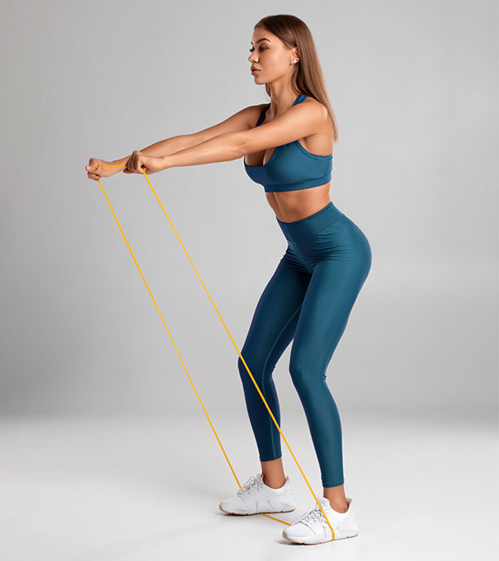 Skinnify 1 Workout Leggings for Women, Built-in Resistance Bands