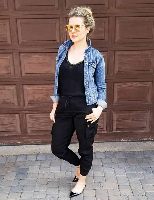 15 Jean Jacket With Leggings Outfits That We Can Not Get Enough Of