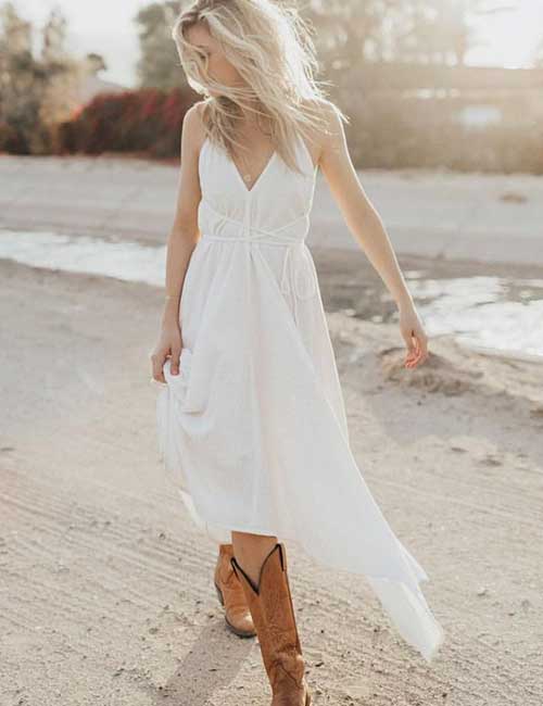 20 Best Dresses To Wear With Cowboy Boots For Women