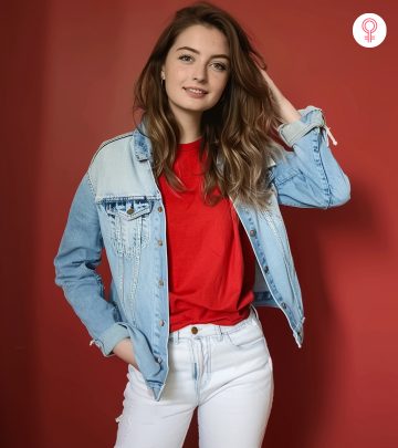 Woman In Jean Jacket Outfit