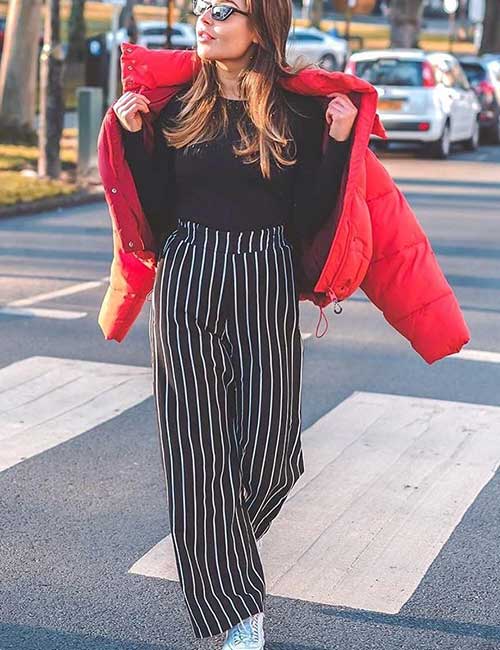 Red Tights with Red Dress Outfits (3 ideas & outfits)