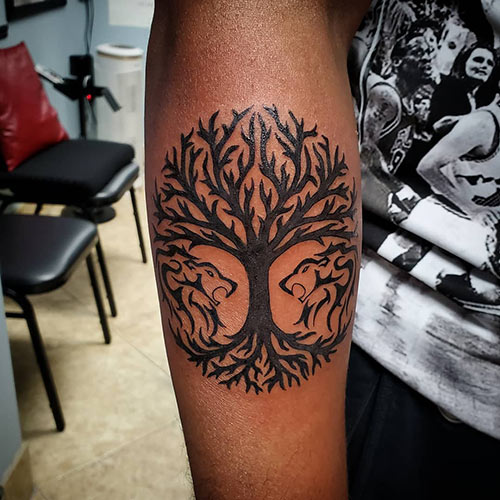 Tribal Tree Of Life Tattoo 1