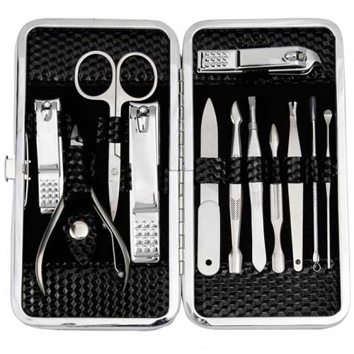 Utopia Care 15 Pieces Manicure Set - Stainless Steel Manicure Nail Clippers  Pedicure Kit - Professional Grooming Kits