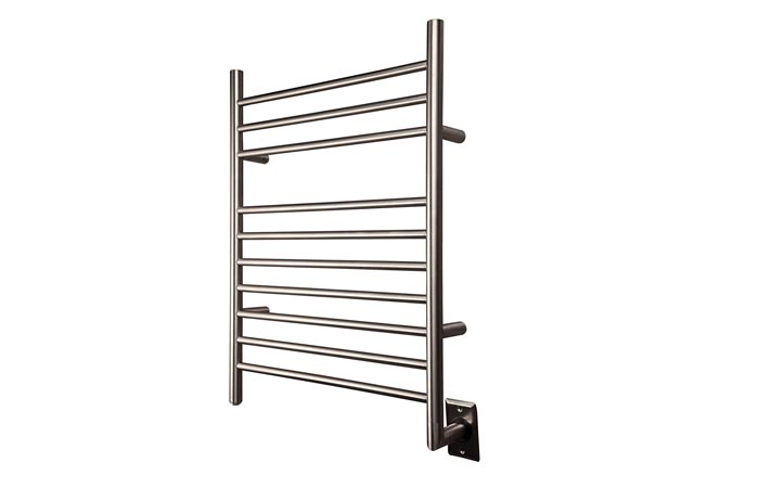 Tangkula 10-Bar Towel Warmer, Wall Mounted Electric Heated Towel