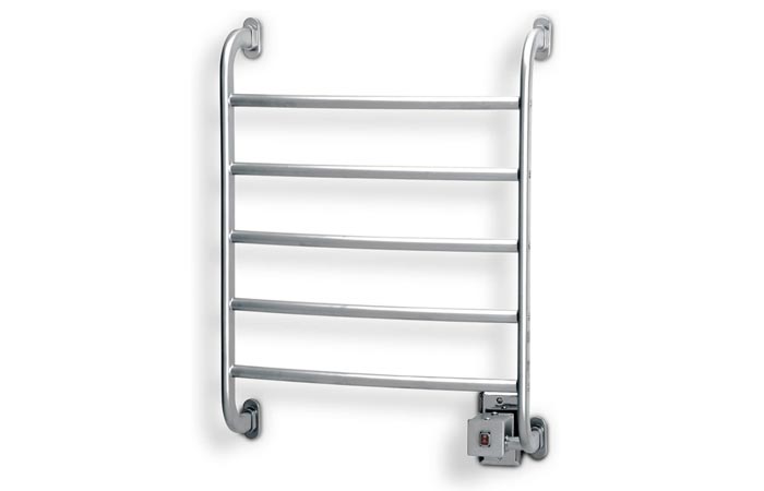 Tangkula Electric Heated Towel Warmer Rack Wall Mounted Drying Rack w/8 Square Bars