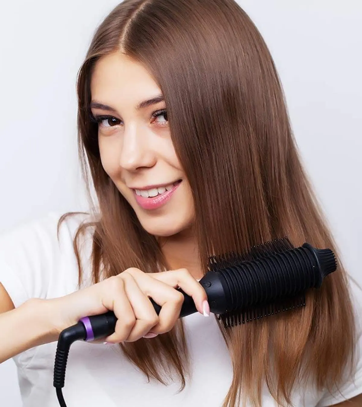 Ideal temperature for hair straightening brush best sale