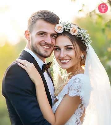 A wedding couple