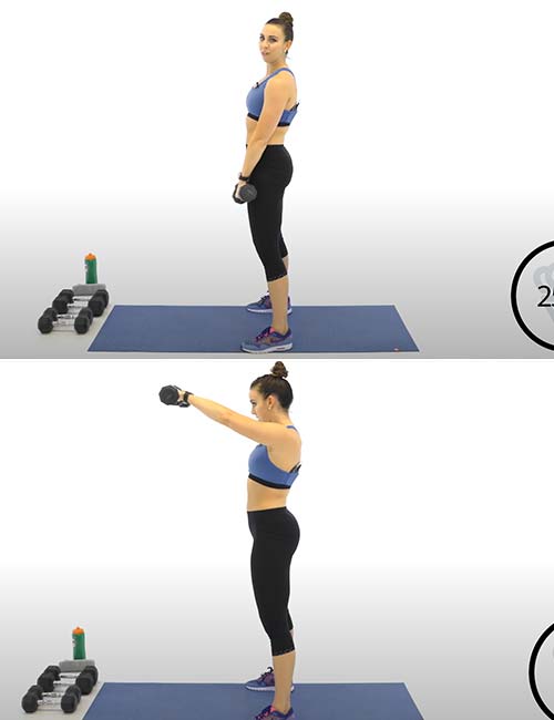 16 Dumbbell Workouts For Women: Full Body Toning (With Pics)