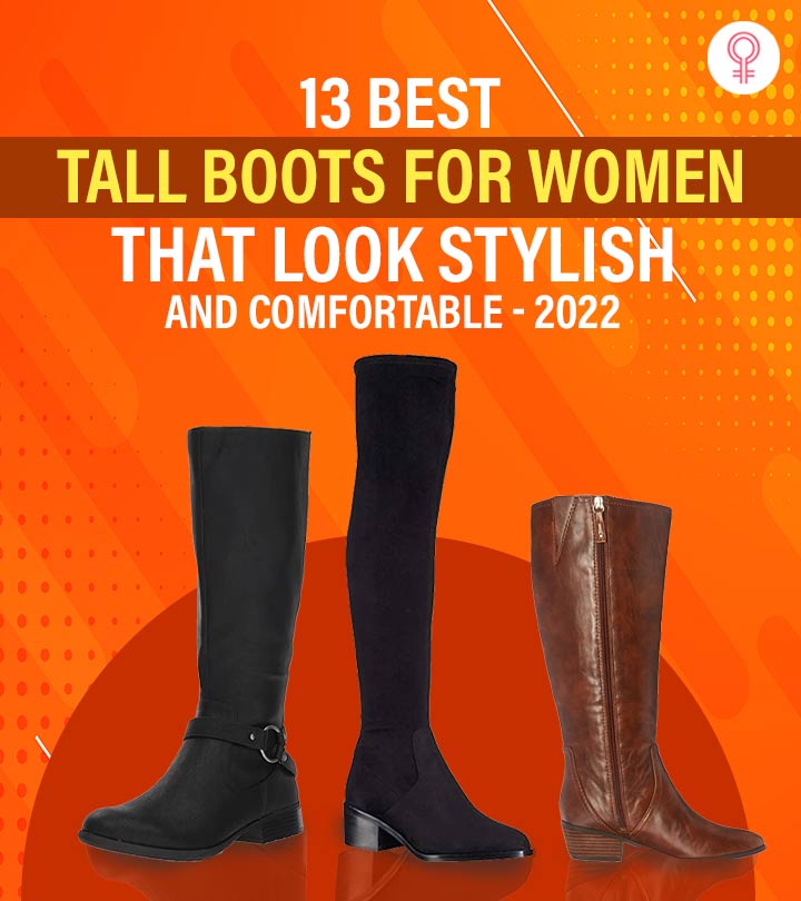Tall Cowboy Boots Women Wide Calf 2022 Women's Autumn Winter Solid
