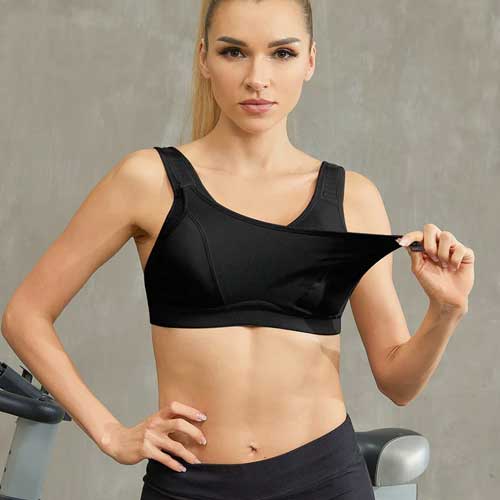 Absorb Sweat Breathable Super Elastic Minimize Bounce Seamless