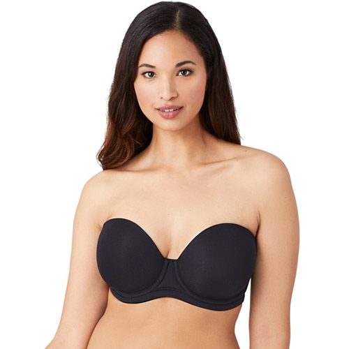 Deyllo Women's Strapless Push Up Full Cup Plus Size Underwire