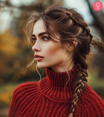 A-girl-with-simple-braided-hair