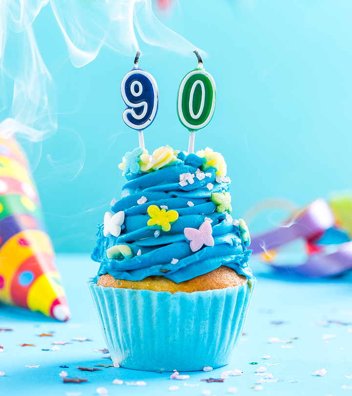 Happy 90th Birthday Cake Topper Sweetheart Creative