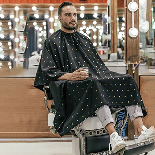 Luxury barber capes