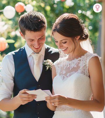 Congratulatory wedding message for newly married couple