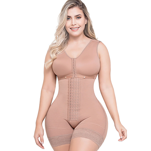 Fajas Colombianas Bum Lift Tummy Control Shapewear Mid Thigh Open Bust Skims  Bodysuit For Daily Or Postpartum Use Purple