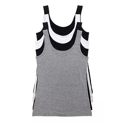 Felina Cotton Ribbed Tank Top - Class Tank Top for Women, Workout Tank Top  For Women (Color Options Available) (Black, X-Large)