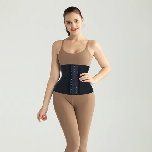 Eleady Women's Latex Waist Trainer Bodysuit Tummy Control Shapewear Full  Body Shaper Open Bust Corset (Beige, Small) at  Women's Clothing store