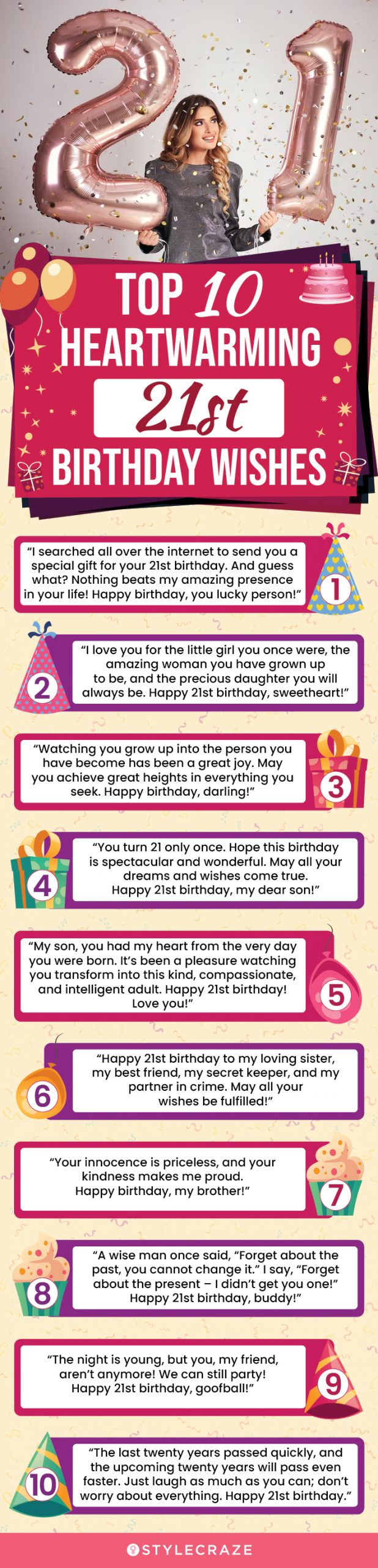 happy 21st birthday son quotes