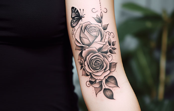Rose tattoo by Dynoz Art Attack | Post 18030